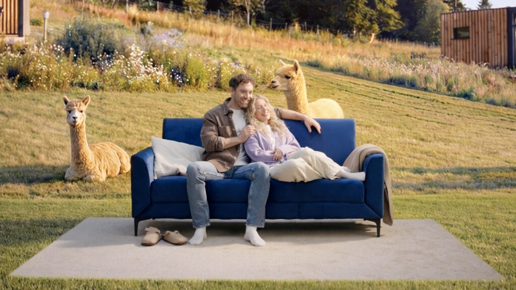 Sofa des Lebens - Werbefilm fuer SIGNAL IDUNA mit Virtual Production und KI