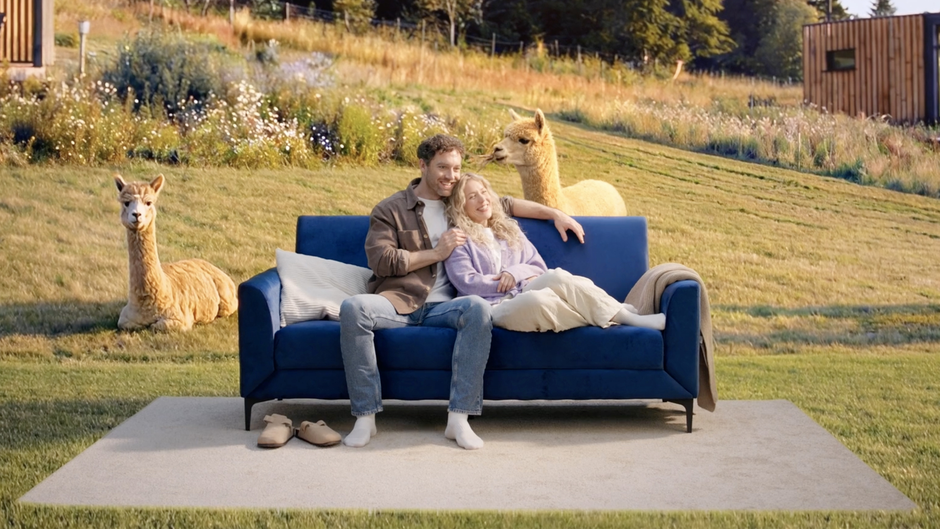 Sofa des Lebens - Werbefilm fuer SIGNAL IDUNA mit Virtual Production und KI