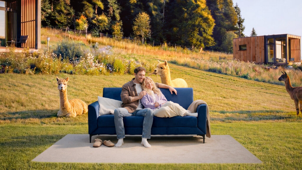 Sofa des Lebens - Werbefilm fuer SIGNAL IDUNA mit Virtual Production und KI